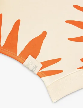 Sudadera de mujer con bajos asimétricos y estampados - Parfois - FashionsVida