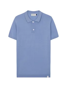 Knitted silk polo 1/2 sl. male - L - FashionsVida