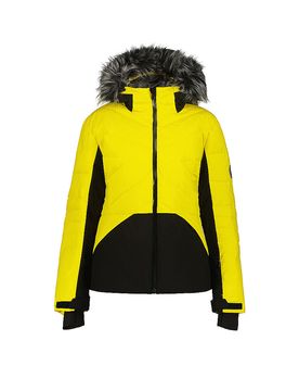 Chaqueta de esquí para mujer Eveleth amarillo 42