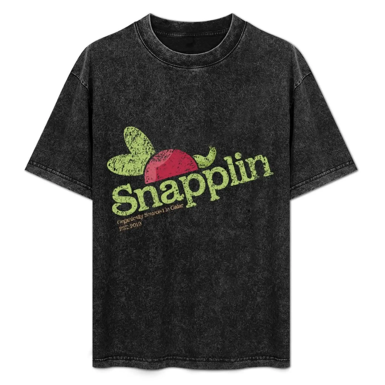 Snapplin Distressed Texture T-Shirt Basic Breathable Solid Color T-Shirt - Aliexpress - FashionsVida
