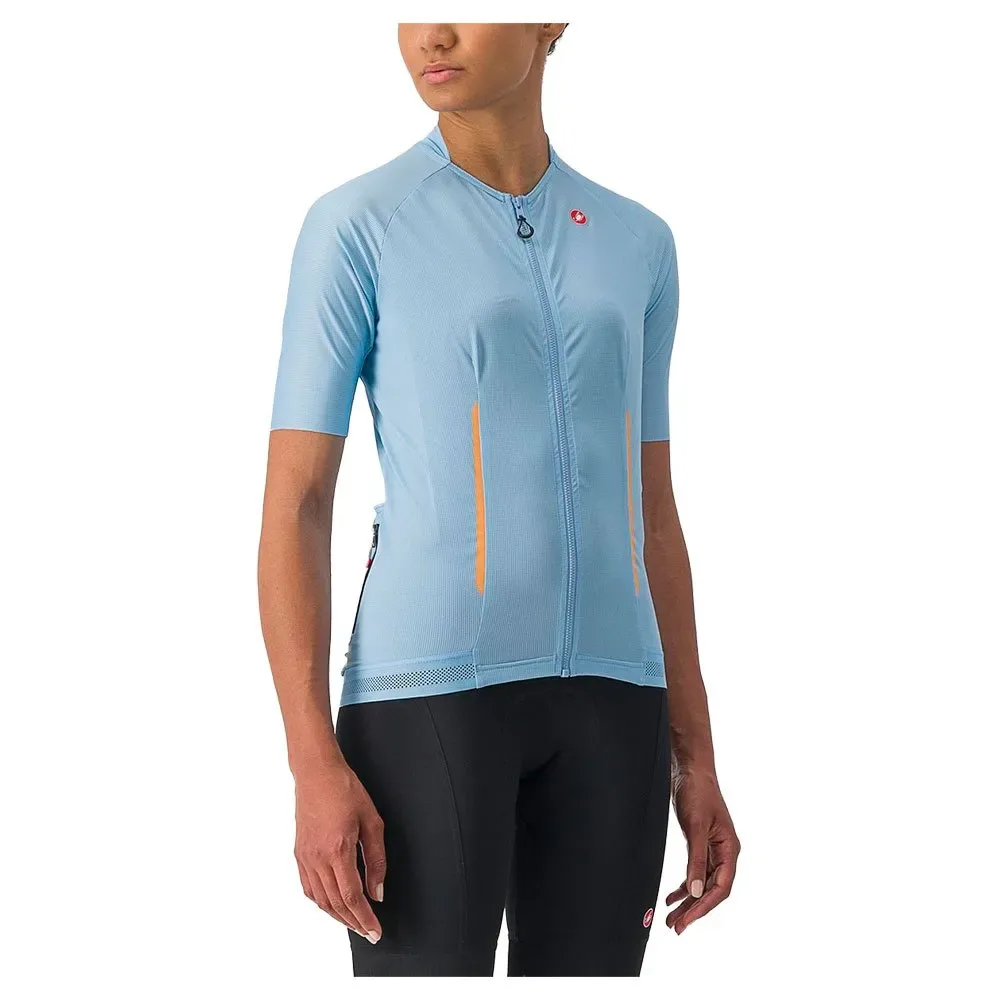 Maglia A Maniche Corte Endurance Baby Blue - Castelli - FashionsVida