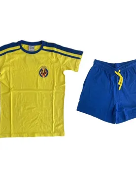 Pyjama à Manches Courtes Yellow / Blue M