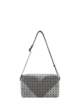 Geometric Panel Design Matte Finish Adjustable Shoulder Strap Bag