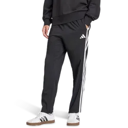 Essentials 3-stripes Joggers Open Hem Herren Hosen - Schwarz - Größe M - Poly Mesh Black M