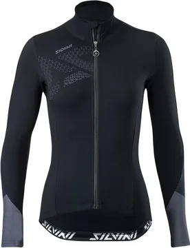 Maglia A Maniche Lunghe Calvana Black / Charcoal - SILVINI - FashionsVida