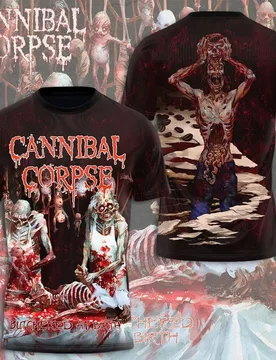 Fashionistic Cannibalistic Zombie 3D T-shirt (for Both Men and Women) - Summer Fashionable Short-sleeved T-shirt. Pattern: Stree - Aliexpress - FashionsVida