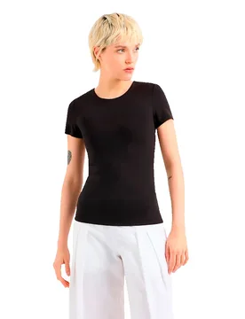 Exchange T-shirt à Manches Courtes Xw001174_af14668 Black L - Giorgio Armani - FashionsVida