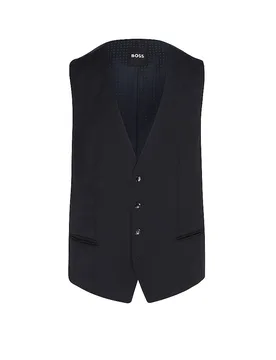 Gilet de costume H-HUGE bleu marine 106 - BOSS - FashionsVida