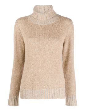 Maglia dolcevita in misto lana