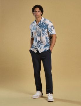 Pantaloni jogger in felpa - blu