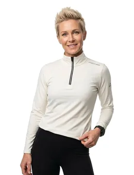 Sweat à Demi-zip Enbasis Pro White S - fischer - FashionsVida