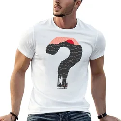 Why? T-Shirt Basic Short Sleeve Cotton Blend T-Shirt
