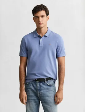 Polo piqué hombre talla grande preppy essentials - Gant - FashionsVida