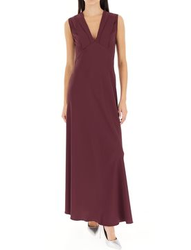 Abito scollo V BORDEAUX L