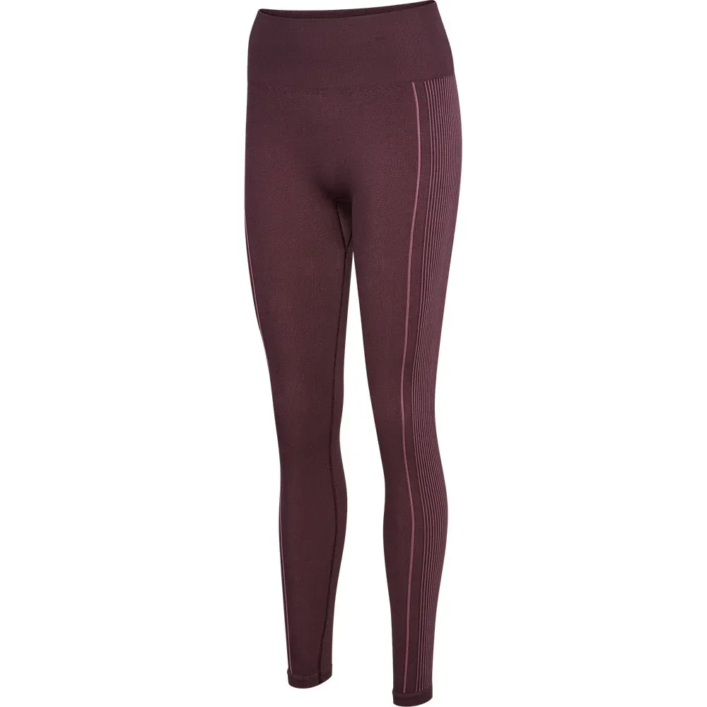 Leggings Taille Haute Yoga Seamless Fudge M - Hummel - FashionsVida