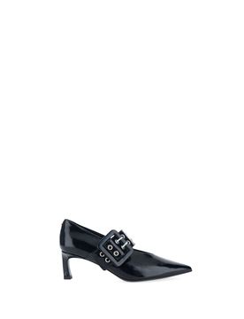 Décolleté in pelle NERO 41