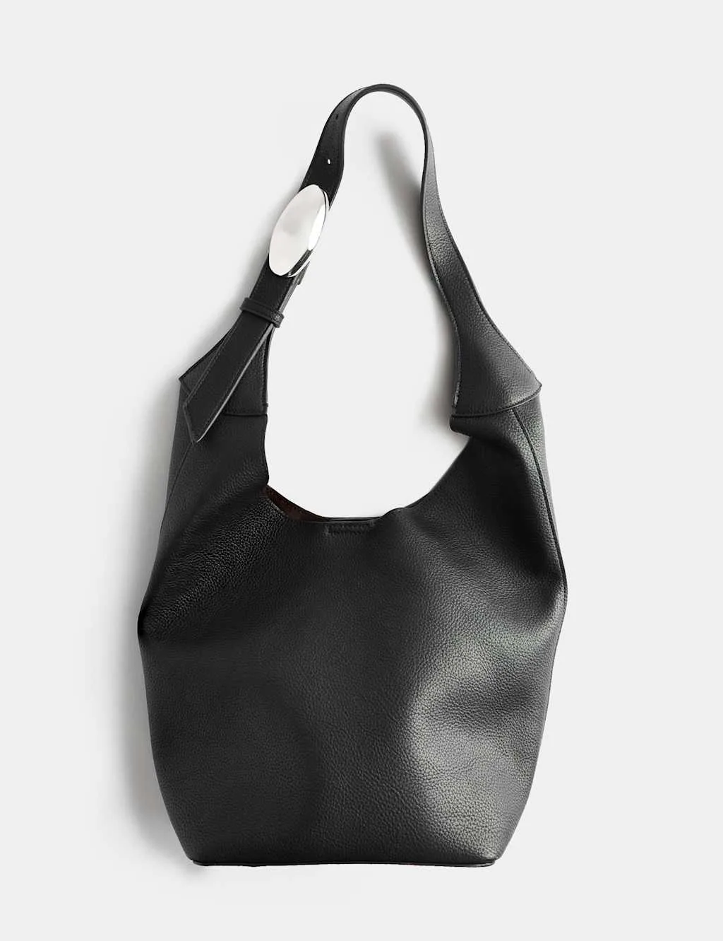 Hardware Shoulder Bag Black female - M&S - FashionsVida