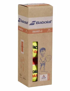 Orange Tennis Balls Box Yellow 24 x 3 Balls - Babolat - FashionsVida