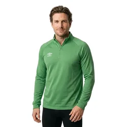 Sweat à Demi-zip Glory Green / White S Homme