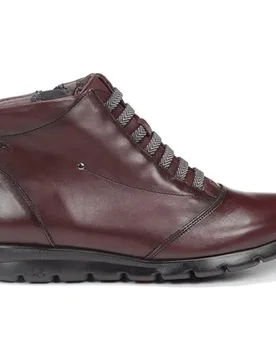 Botines de mujer en color y fabricados en piel - Fluchos - FashionsVida