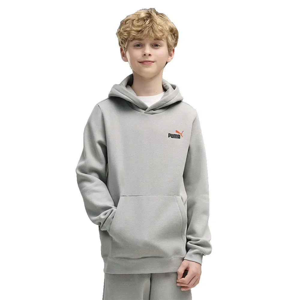 Sweat à Capuche Essential 2 Color Small Nº1 Logo Gray Echo 15-16 Années Garçon - Puma - FashionsVida