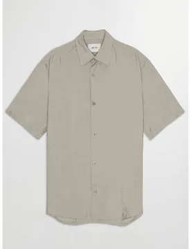 Mens Fog Freddy Lightweight Short Sleeve Shirt - Male - Grey - X-Large - Nn07 - FashionsVida