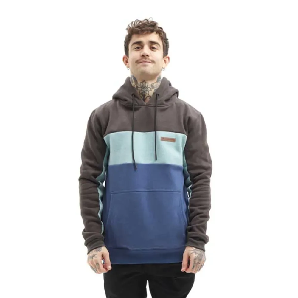 Sweat à Capuche Bronx Charcoal / Acqua / Blue M - Hydroponic - FashionsVida