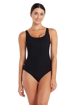 Scoopback Swimsuit Black 36 Women - Zoggs - FashionsVida