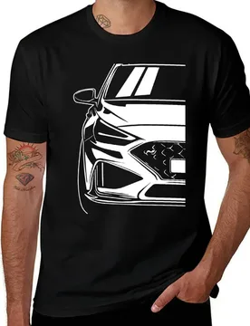 Car Illustration of a i30N i30 T-Shirt cotton t shirts high quality t shirts for man graphic vintage T-Shirt - Aliexpress - FashionsVida