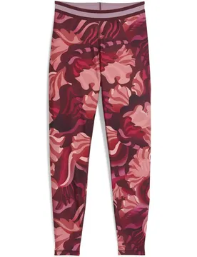 Strong Floral Ribbon - AOP HW 7/8 Damen Tights, rot S