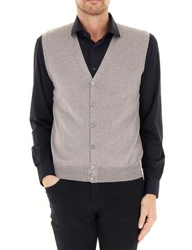 GRAN SASSO Gilet in lana CORDA 54