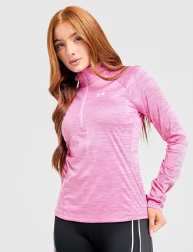 Womens Felpa 1/2 Zip Tech Eclipse - Rosa, rosa rosa Donna taglia L - Under armour - FashionsVida