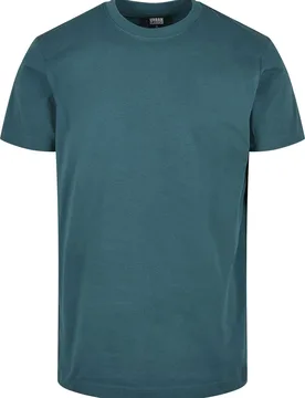 T-Shirt - Basic Tee - S bis XXL - für Männer - Größe M - blau/grün - Männer - male - Urban classics - FashionsVida
