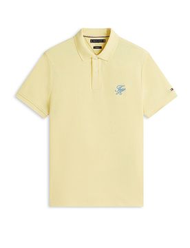 Poloshirt TH SCRIPT gelb L herren