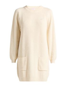 Mini-Kleid Damen Cremeweiß L,M,S Damen