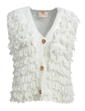 S/M KNIT VEST WOOL female - S/M - FashionsVida
