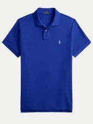 Polo Poloshirt in Piqué Qualität Blau M