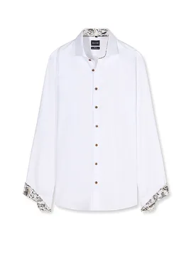 Camicia Slim Fit bianco 44 - Olymp Level Five - FashionsVida