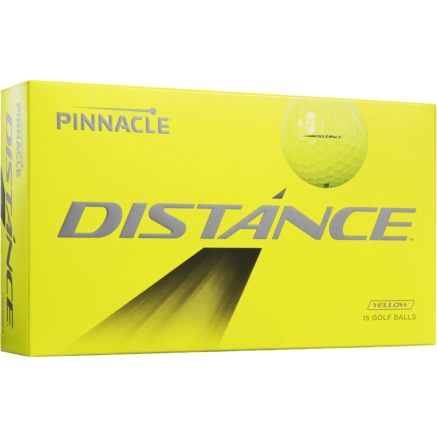 Golfbälle Distance - 15er Pack, gelb - Pinnacle - FashionsVida