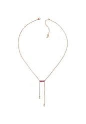 Womens 5448562 Ladies Necklace - Rose Gold Metal - One Size