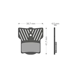 Pastiglie freno Light Tech MAGURA MT2/MT4/MT6/MT8 CAMPAGNOLO ROAD DISC