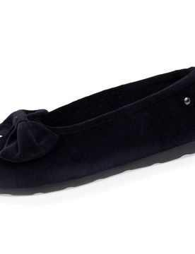 Chaussons ballerines Nœud confort Noir noir 38