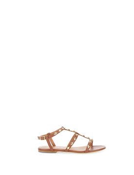 Sandali in pelle MARRONE 38