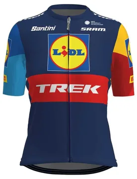Maillot à Manches Courtes Lidl Trek - Santini - FashionsVida