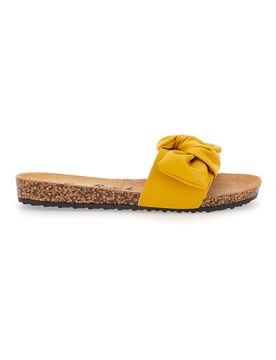 Ciabatte con fiocco giallo 14191 37