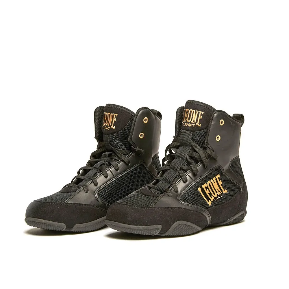 Chaussures De Boxe Premium Black EU 37 - Leone1947 - FashionsVida