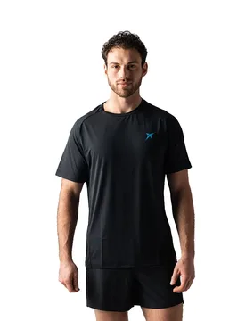 Campa Performance Short Sleeve T-shirt Black S - Drop Shot - FashionsVida