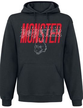 Kapuzenpullover - Monster - M bis 4XL - für Männer - Größe M - schwarz - Lizenziertes Merchandise! - Männer - male