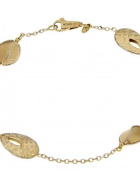 Bracciale Donna Oro Giallo Bianco GL100277
