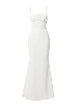 Nasty Gal Vestido de noche blanco